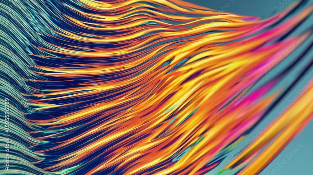 Poster vibrant closeup abstraction of a mesmerizing ocean wave wave simple compose.