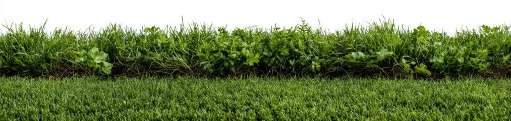 Obraz premium Grass Patch with Wild Vegetation