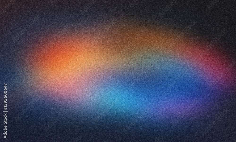 Poster photo of a vibrant abstract spectrum of light and color creates a mesmerizing gradient pattern with 
