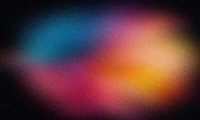 Photo of a vibrant abstract background with a colorful gradient and speckled texture, evoking a sense of energy and magic