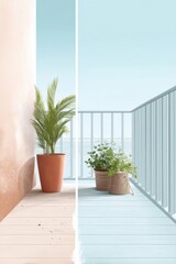 Transforming a neglected balcony garden into a vibrant outdoor oasis filled with greenery and charm