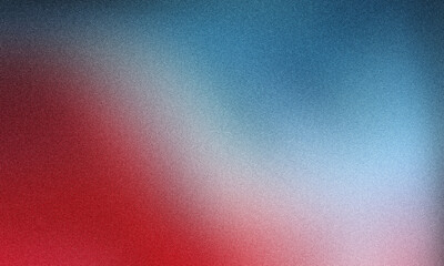 Photo of a vibrant gradient transitions from deep red to bright blue, speckled with shimmering glitter for a festive and dynamic abstract background