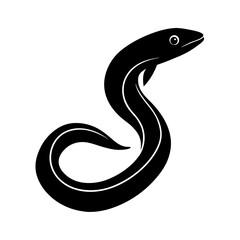 Fototapeta premium Eel In An S Shape Vector