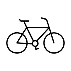 bicycle silhouette vector, Bike icon