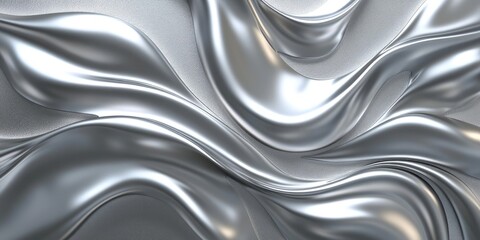 Abstract silver drapery (1)