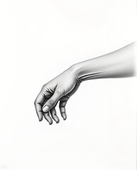 Obraz premium hand shake vector illustration