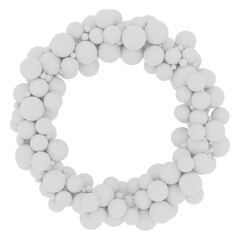 Blue & White 3D Spheres  – Abstract Minimal Geometric Collection with Floating Particles for Posters, Branding, UI Design, Album Covers & Digital Art – Futuristic & Clean - particles