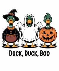 duck Duck Duck funny Halloween Costume