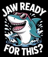Jaw Ready For This Funny Shark lover
