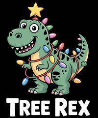 Tree Rex Funny Dinosaur lover