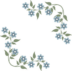 Flowers for cards Vectors