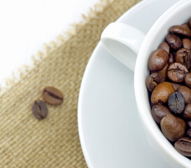 cup of the fresh coffee