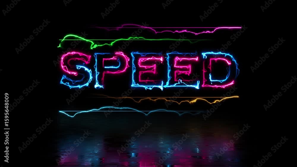 Poster neon 