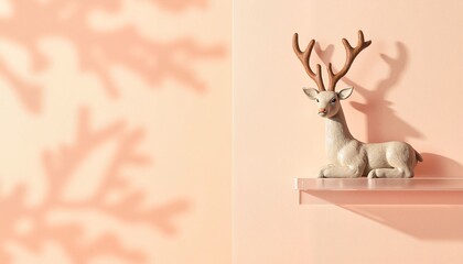 Decorative candles in wooden crate with soft warm lighting  