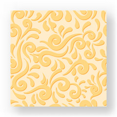 Seamless pattern with swirls and curls. Vector illustration.