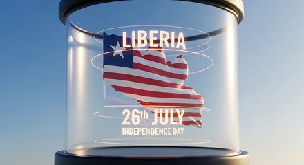 Liberia's Independence Day: 26th July Celebrated in a Futuristic Glass Enclosure