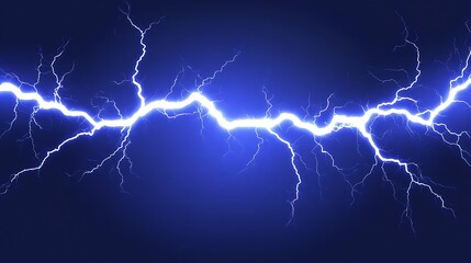 A powerful electrical discharge across a dark background.