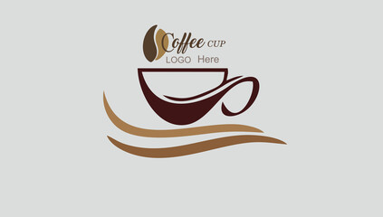 Serenity in a Cup: Minimalist Coffee Logo Design