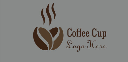 Serenity in a Cup: Minimalist Coffee Logo Design