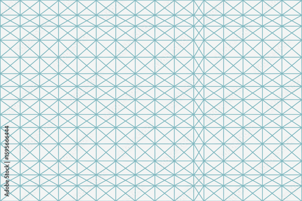Fototapete a light blue grid pattern with intersecting lines and curves on a white background forming squares a