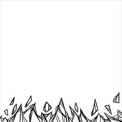 Broken glass picture is suitable as a background image. It's a vector image.	
