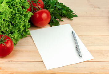 Fresh vegetables on the table, concept of healthy eating. 