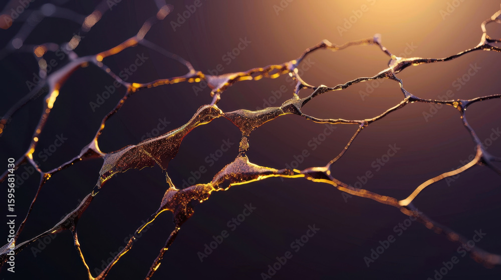 Poster abstract financial graph digital network glowing lines modern design technology background futuristi