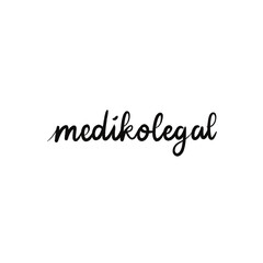 Medicolegal Lettering &ndash; Handwritten Typography on Legal and Medical Intersection