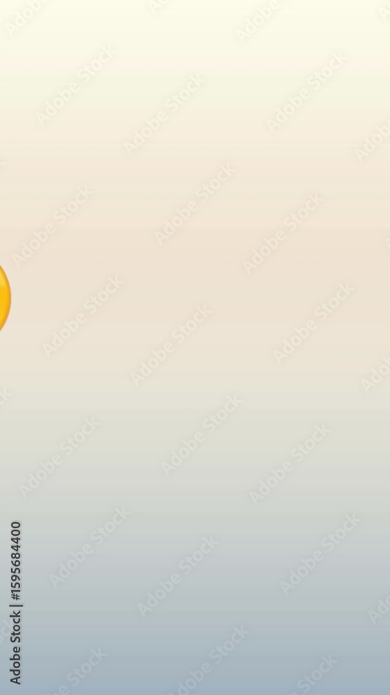 Poster animation of message icons floating against grey gradient background