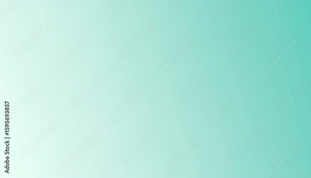 Aufkleber soft mint and snow white gradient background with subtle noise texture