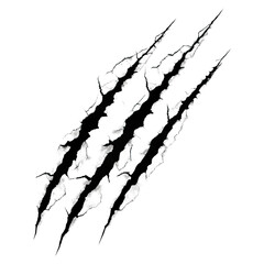 Monster claw ripping through surface concept. A striking image showcasing claw marks on a surface.