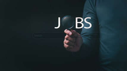 Searching the internet using a blank search bar, searching for jobs, searching for resumes,...