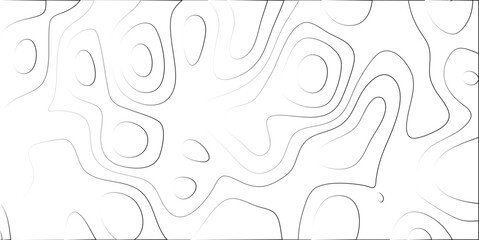 Abstract topographic map lines background with monochrome grey gradient color illustration for presentations or graphic design projects.