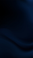 Vertical abstract background with flowing deep blue texture.