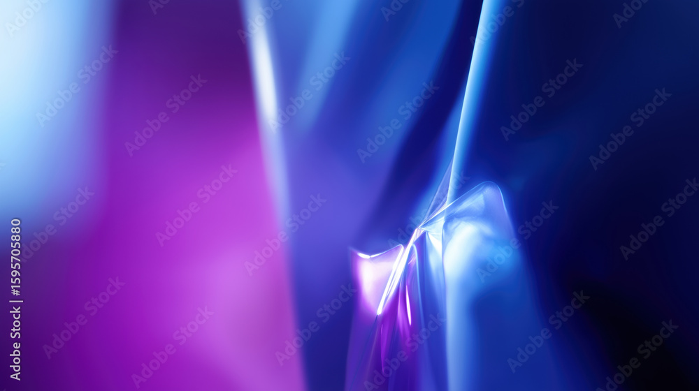 Poster colorful light patterns create abstract designs at nighttime glow event