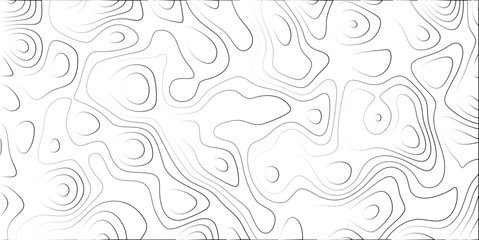 Abstract topographic map design with gradient and contour lines in grayscale creating a pattern for backgrounds or textures