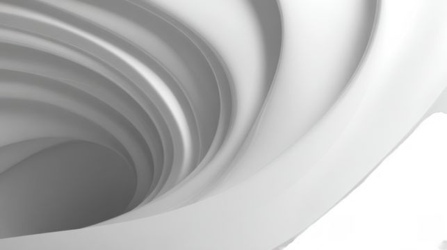 Abstract gray and white swirling architecture background image