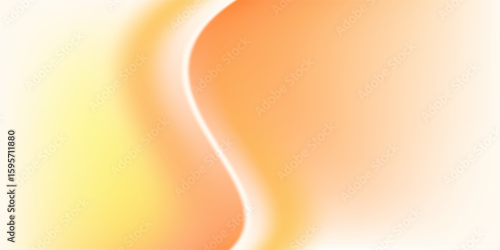 Poster abstract soft cloud background in pastel colorful gradation style. orange blurred gradient texture d
