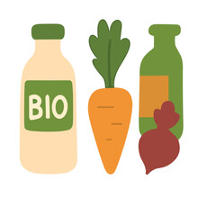 Fototapeta premium Bio Products vector