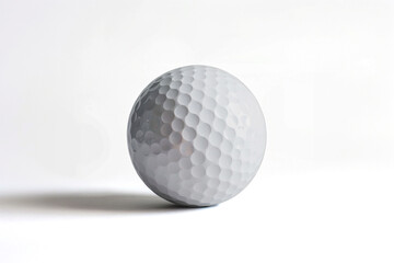 White Golf Ball Mockup Isolated