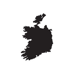 Ireland map icon vector flat simple illustration for web and app..eps