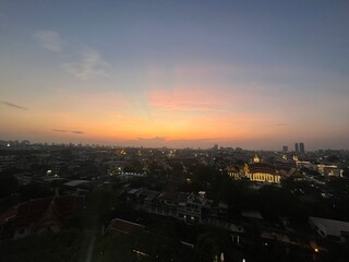 bangkok sunset