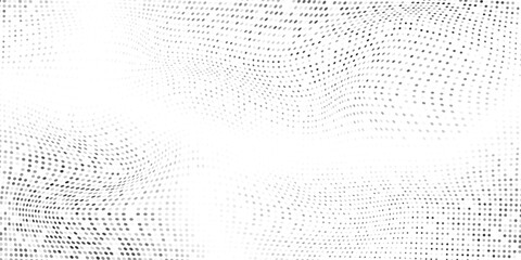 Illustration mesh dotted halftone gradient texture. Vanishing polka abstract illustration art simple