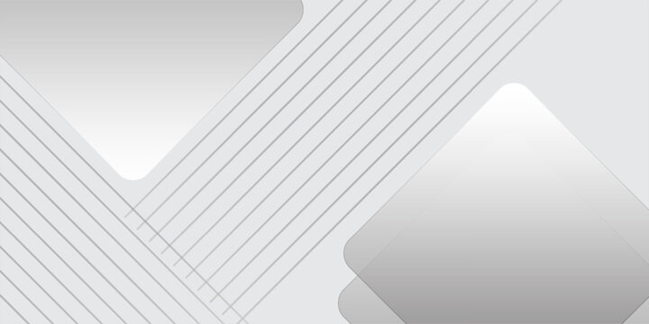background design with diagonal line pattern in grey colour. Vector white horizontal template for business banner, formal invitation backdrop, luxury. eps 10