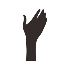 silhouette raising hands