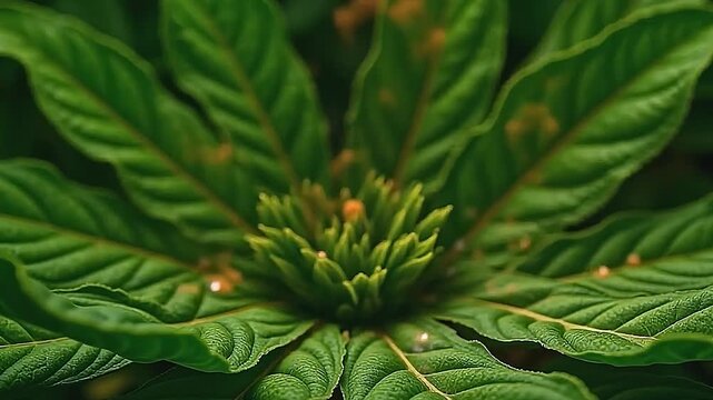 Explode orange flame texture bursts vividly against a lush green background, the fiery patterns blending naturally with the smooth, vibrant green tones of the scene, creating a dynamic