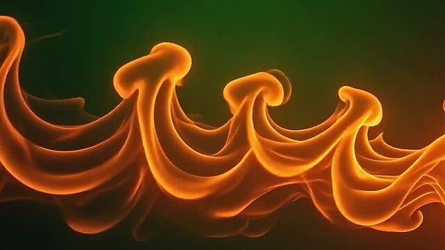 The vista showcase burst orangeness flaming pattern cascade softly ended angstrom productive park background, the flaming form propel fluidly and harmoniously.