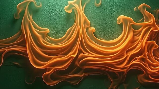 burst orangeness flaming pattern sprayer gently along angstrom textured park background, the quick flame drift softly indium piled motion.