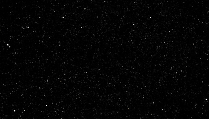 Starry night sky with countless bright stars scattered across dark space, creating peaceful and infinite cosmic view full of wonder and mystery