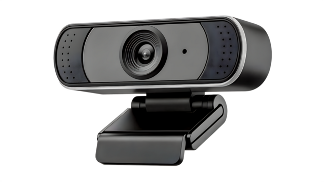 a compact high quality webcam with a universal